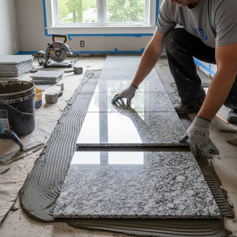 Granite Floor Installation